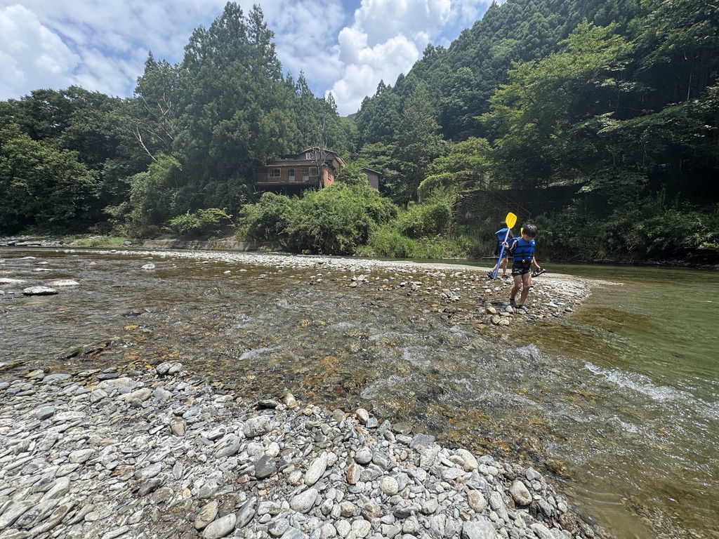 東吉野村・高見川の景色